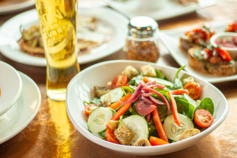 Garden salad Italian-style at PARMED by Liberty Hound